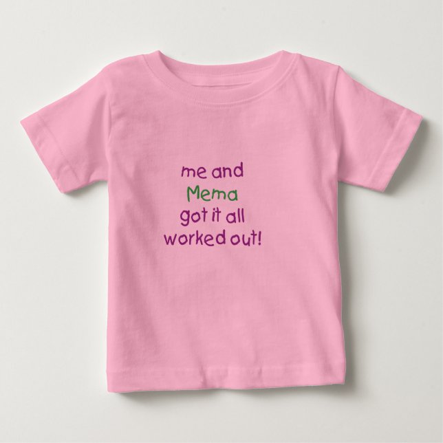 Mem Baby T-shirt (Vorderseite)