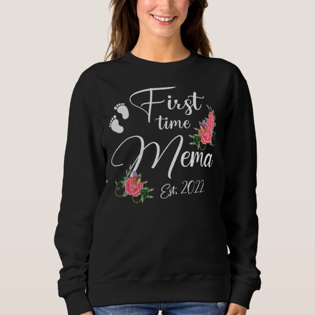 Mema 2022 Blume zum Muttertag Sweatshirt (Vorderseite)