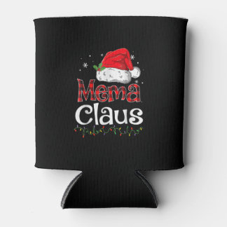 Mema Claus Weihnachten Weihnachtsfamilie Matching Dosenkühler
