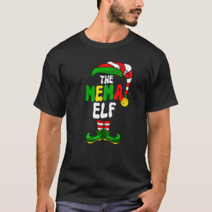 Mema-Elfen-Pyjama-Passende-Gruppe-Weihnachten-Feie T-Shirt