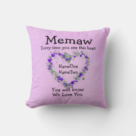 Memaw über die Änderung von Kindernamen - Siehe He Kissen