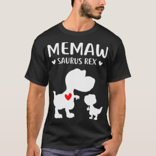 Memawsaurus Re Niedliche Mama und Baby Dinosaur Mü T-Shirt