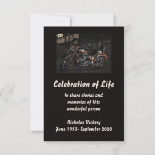 Memberservice Einladen von Motorradfahrern Einladung