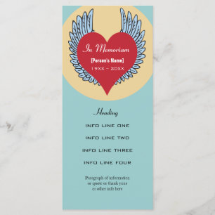 Memberservice-Einladung oder Programmkarte Programm