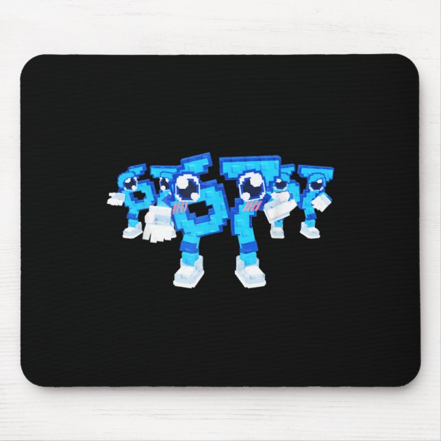 Meme 67 Sechs Sieben 6 7 Stiehl ein Brainrot - Los Mousepad (Vorne)