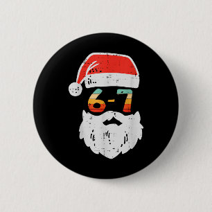 Meme 67 Weihnachtsmann Xmas Six Seven Weihnachten Button