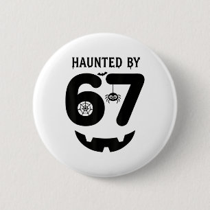 Meme 6 7 italienisches Brainrot Halloween-Kostüm V Button