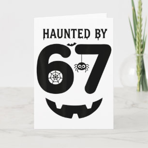 Meme 6 7 italienisches Brainrot Halloween-Kostüm V Karte