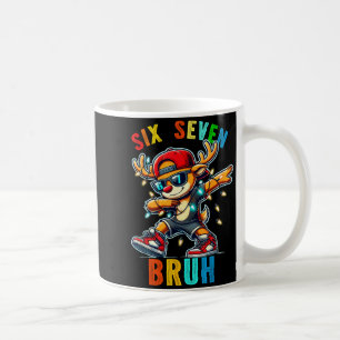 Meme 6 7 Rentiere Dabbing Sechs Sieben Bruh Für Mä Kaffeetasse