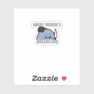 Meme Angry George's Dreamland Aufkleber