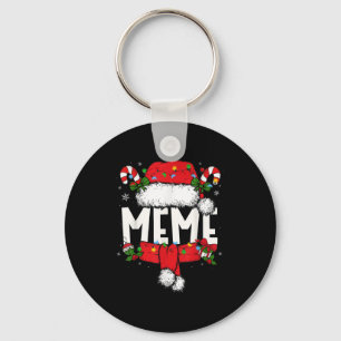 Meme Christmas Pajama Santa Claus Familie Matching Schlüsselanhänger