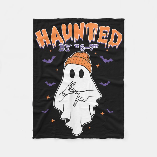 Meme Halloween Verflucht  Fleecedecke (Vorderseite)