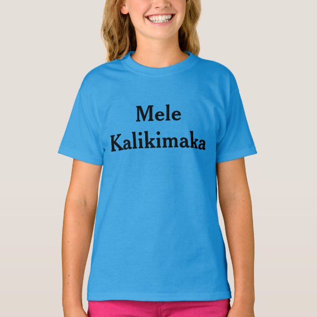 meme Kalikimaka - frohe Weihnachten auf Hawaii T-Shirt (Vorderseite)