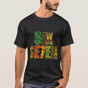 Meme Lustig 6 7 Sechs Sieben Schwarzer Monat der G T-Shirt