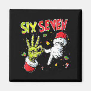 Meme Nummer 67 Bro Slang Sechs Sieben Weihnachten Magnet