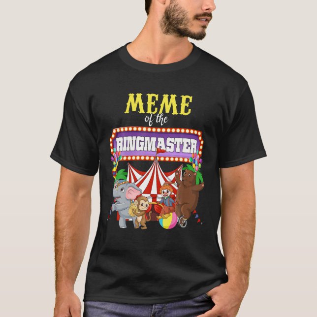 Meme of the Birthday Ringmaster Kids Circus Party T-Shirt (Vorderseite)
