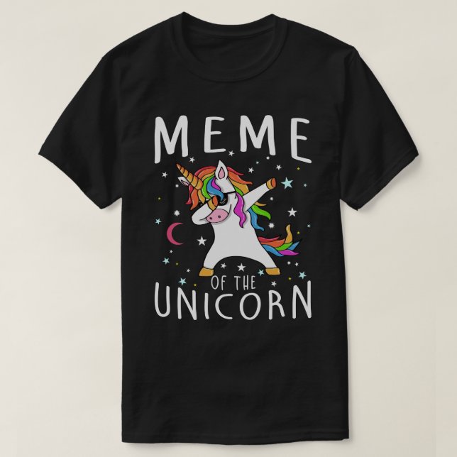 MEME of the Unicorn T-Shirt (Design vorne)