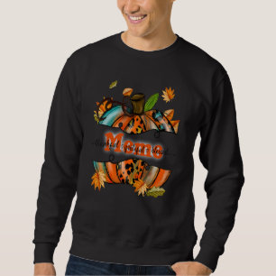 Meme Pumpkin Leopard Meme Dankbarkeit Grateful Ble Sweatshirt