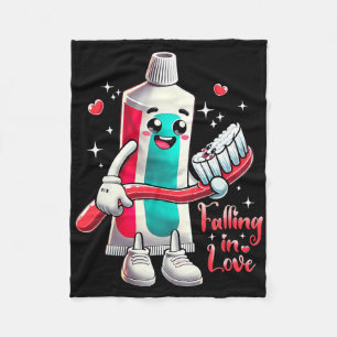 Meme Sich Verliebender Valentinstag Zahnpasta Lieb Fleecedecke