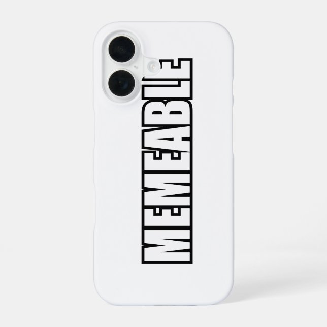 MEMEABLE iPhone 16 HÜLLE (Rückseite)