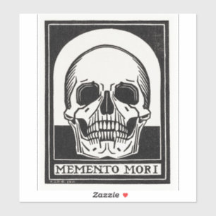 Memento Mori Aufkleber