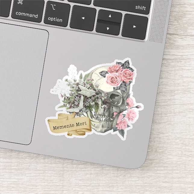 Memento Mori Aufkleber (Detail)