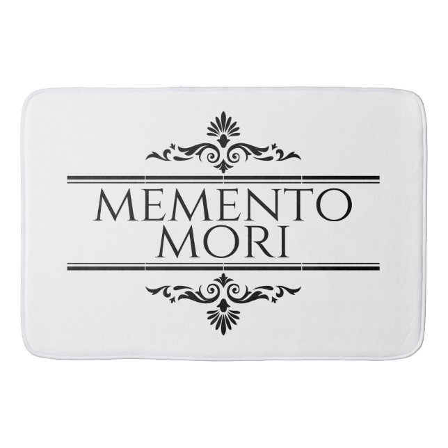 Memento Mori Badematte (Vorderseite)