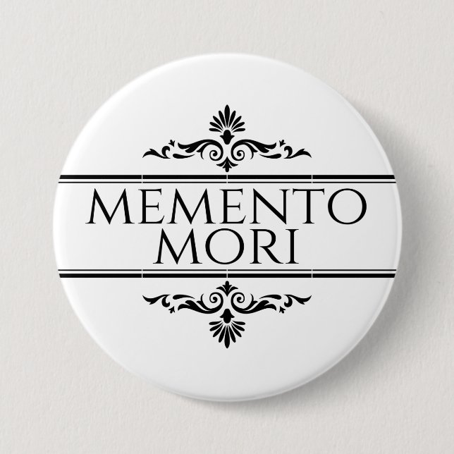 Memento Mori Button (Vorderseite)