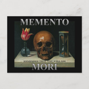 Memento Mori - Denken Sie daran, dass Sie die werd Postkarte