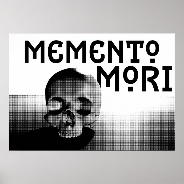 Memento Mori Design Poster (Vorne)