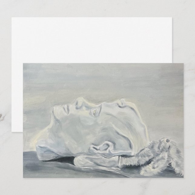 Memento Mori Feiertagskarte (Vorne/Hinten)