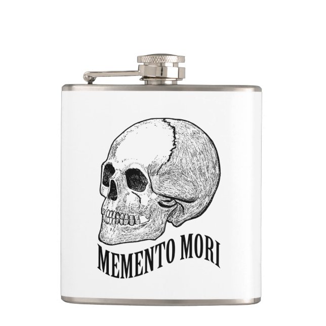 Memento mori flachmann (Vorderseite)
