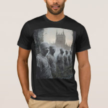 Memento Mori Garden — Gothic Wearable Art T-Shirt