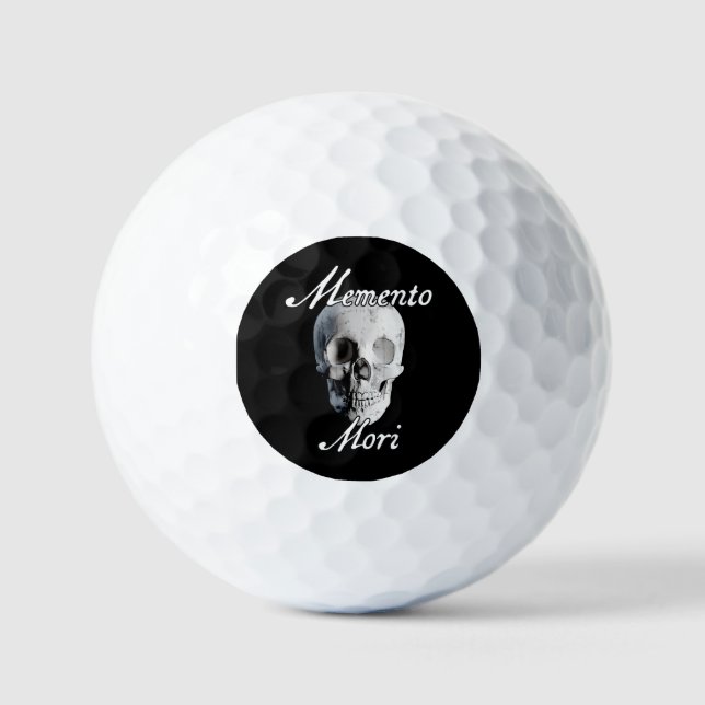 Memento Mori Golfball (Vorderseite)