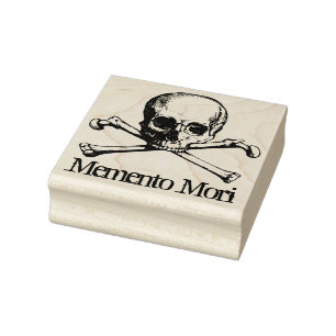 Memento mori gummistempel