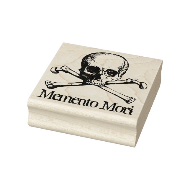 Memento mori gummistempel (Stempel)