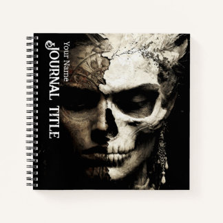 Memento Mori Journal — Benutzerdefinierter Name & Notizbuch