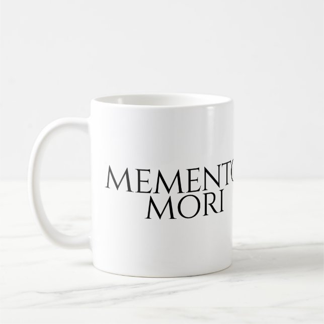 Memento Mori Kaffeetasse (Links)