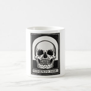 Memento mori kaffeetasse
