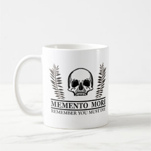 Memento mori kaffeetasse