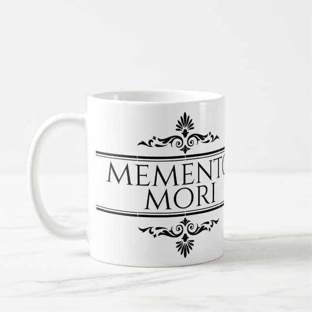 Memento Mori Kaffeetasse (Links)