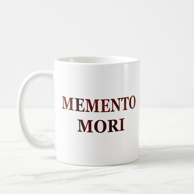 Memento mori kaffeetasse (Links)