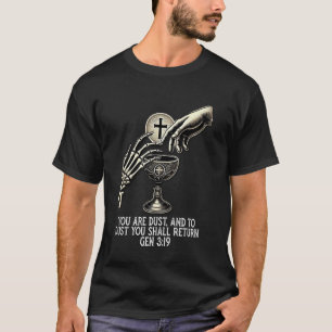 Memento Mori Katholische Eucharistie Traditionelle T-Shirt