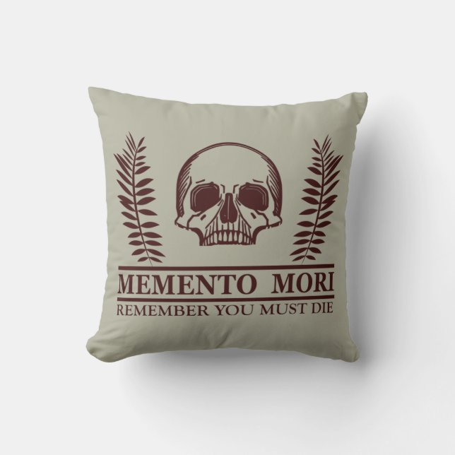 Memento mori kissen (Vorderseite)