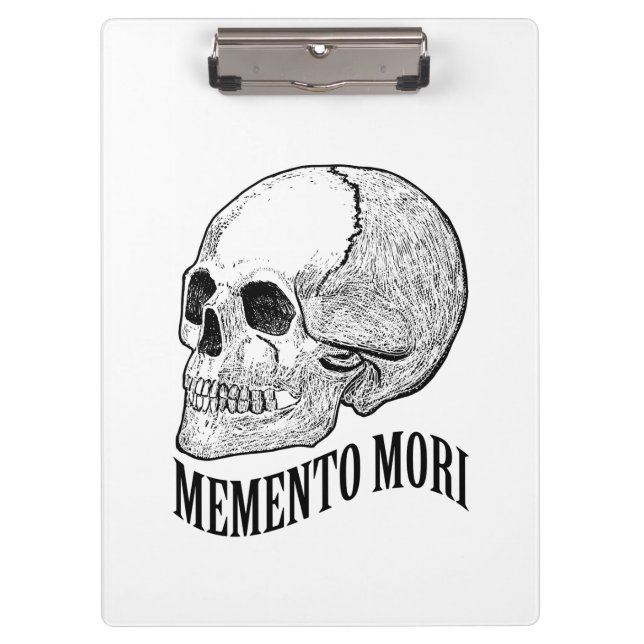 Memento mori klemmbrett (Vorderseite)