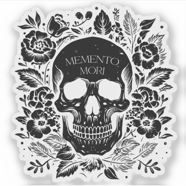 Memento Mori - Lateinamerika Aufkleber (Vorderseite)