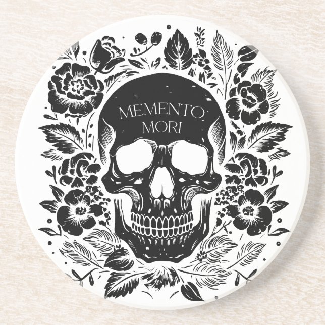Memento Mori - Lateinamerika Getränkeuntersetzer (Vorne)