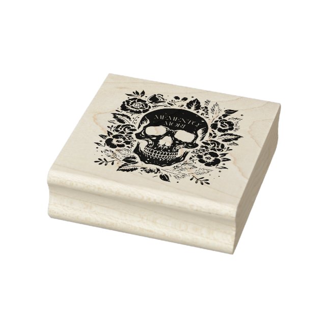 Memento Mori - Lateinamerika Gummistempel (Stempel)
