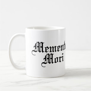 Memento Mori - lateinische Phrase Kaffeetasse