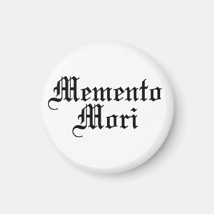 Memento Mori - lateinische Phrase Magnet